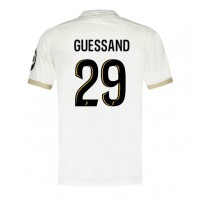 Fotballdrakt Herre OGC Nice Evann Guessand #29 Bortedrakt 2024-25 Kortermet